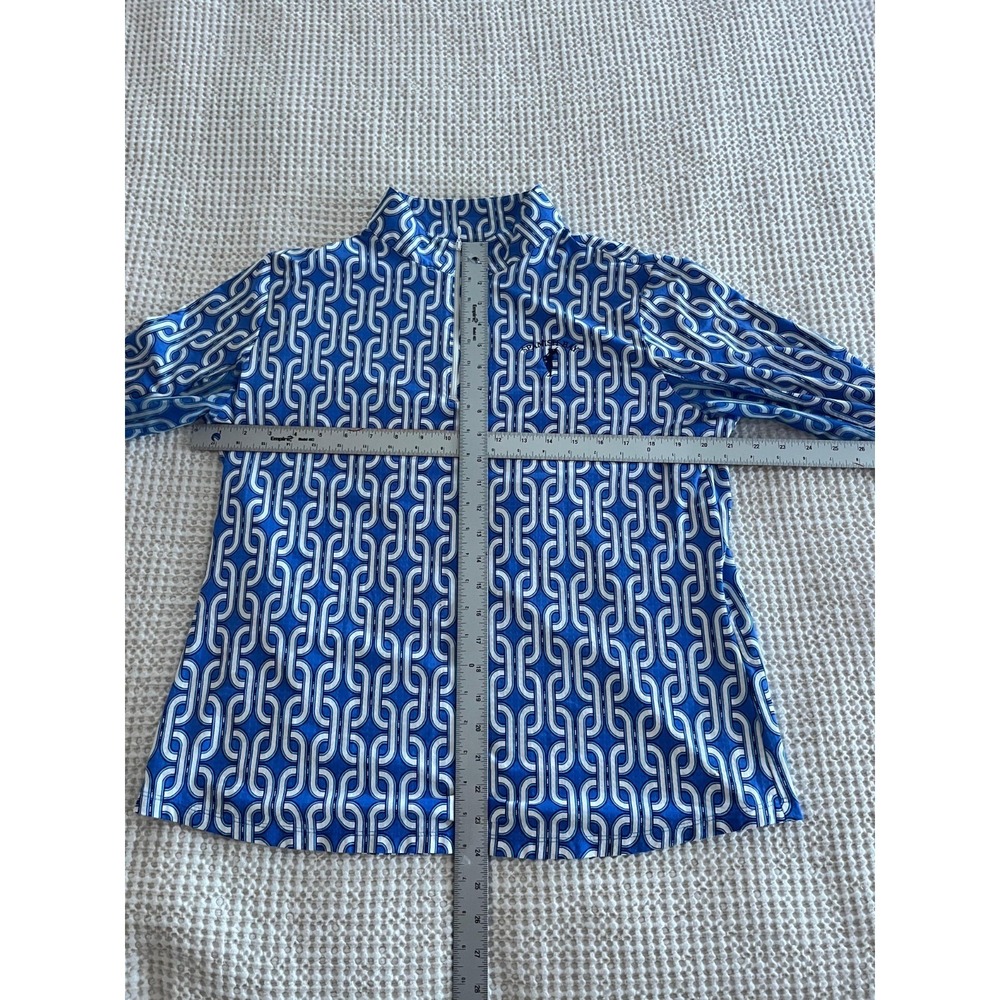 Ibkul Andrea Full Zip Golf Jacket XL Royal Blue white Long Sleeve SPANISH BAY - Picture 2 of 14